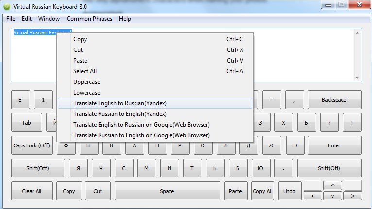 Virtual Russian Keyboard Download Mac